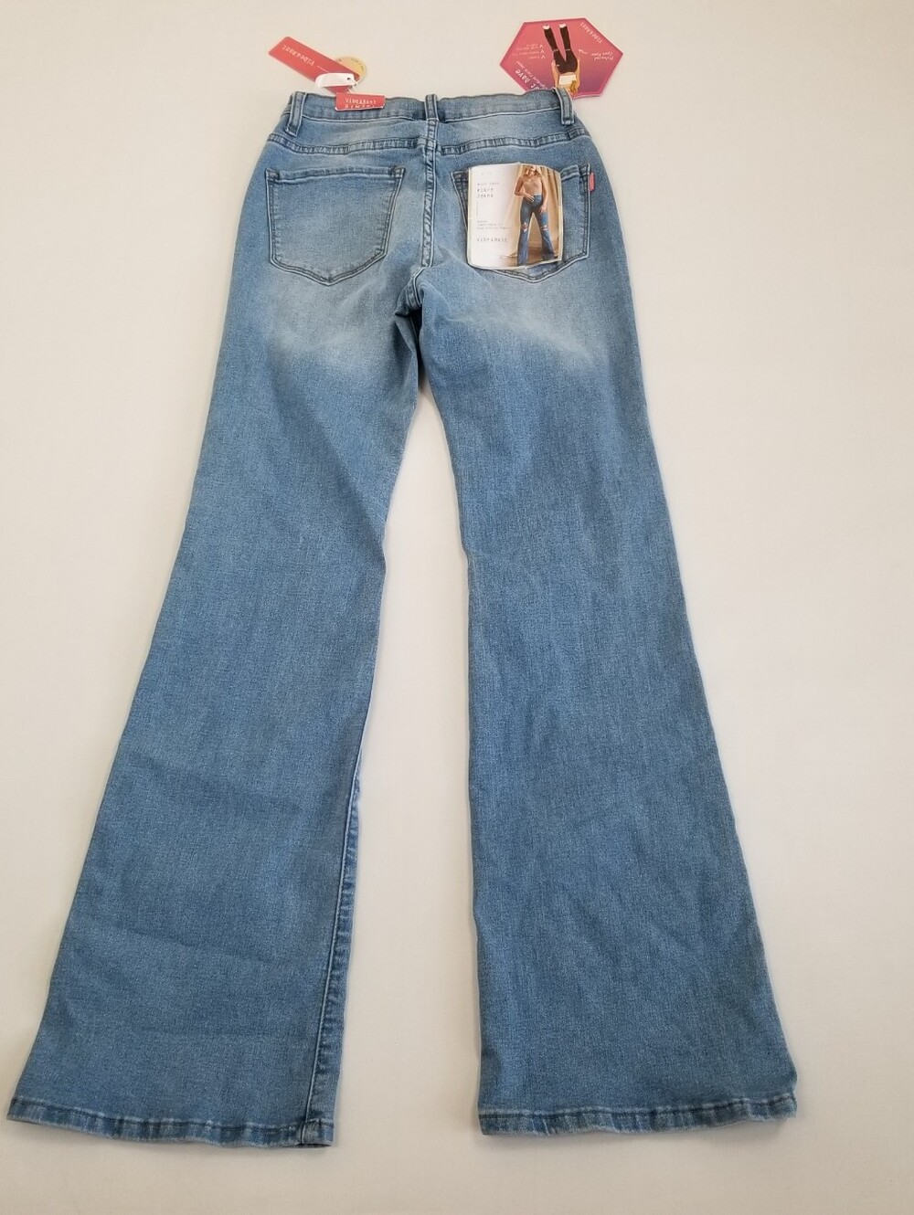 Vibe & Rant High Rise Flare Jeans Size 9 Actual Waist 25 NWT - Picture 3 of 7